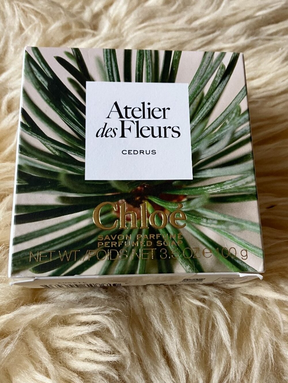 Chloé Atelier des Fleurs Cedrus Perfumed Soap 3.5 oz.